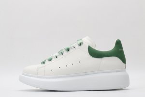 ALEXANDER MCQUEEN oversized sneakers with green heel