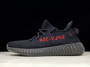 Yeezy Boost 350V2 Bred Real Boost Core Black Red