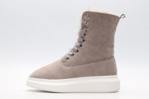 Alexander McQueen winter boots-brown