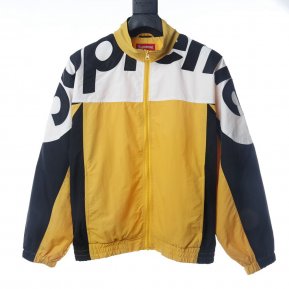 Supreme 19FW Shoulde LOGO Track Jacket Yellow