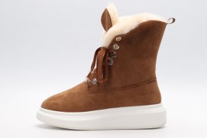Alexander McQueen winter boots brown