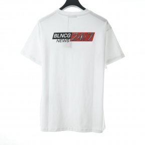 Balenciaga BLCG 20FW 25-hour news short-sleeved T-shirt
