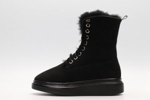 Alexander McQueen winter boots-black