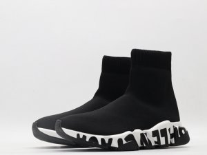 Balenciaga Speed Trainer Graffiti-Black White