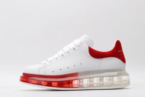 ALEXANDER MCQUEEN oversized sneakers with red heel