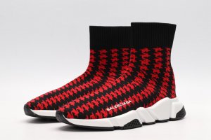 Balenciaga Speed Trainer Black with Red