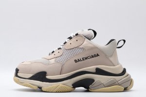 Designer Sneakers Balenciaga Wmns Triple S Trainer Gray