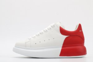 ALEXANDER MCQUEEN oversized sneakers with red heel
