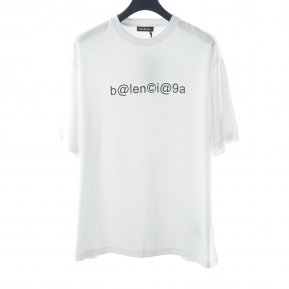 Balenciaga BLCG 20ss short sleeve T-shirt with letters on chest