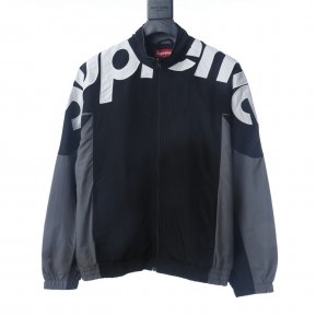 Supreme 19FW Shoulde LOGO Track Jacket Black