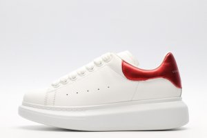 ALEXANDER MCQUEEN oversized sneakers with red heel