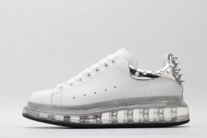 ALEXANDER MCQUEEN oversized sneakers with Silver rivet heel