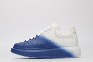 Alexander McQueen Men's Larry Degrade Spray Paint Platform Sneakers