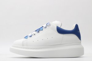 ALEXANDER MCQUEEN oversized sneakers with blue heel