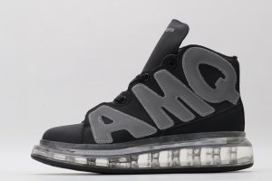 ALEXANDER MCQUEEN black oversized sneakers