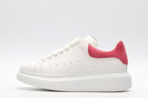 ALEXANDER MCQUEEN White & Red Beetle Oversized Sneakers