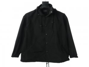 BLCG Logo Back Trench Coat Black