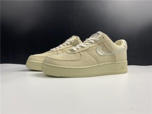 Stussy x Nike Air Force 1 Low “Fossil Stone” CZ9084-200