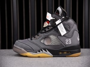 Off-white x Air Jordan Retro 5(CT8480-001)