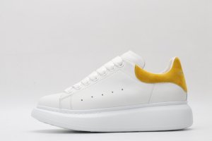 ALEXANDER MCQUEEN oversized sneakers with yellow heel